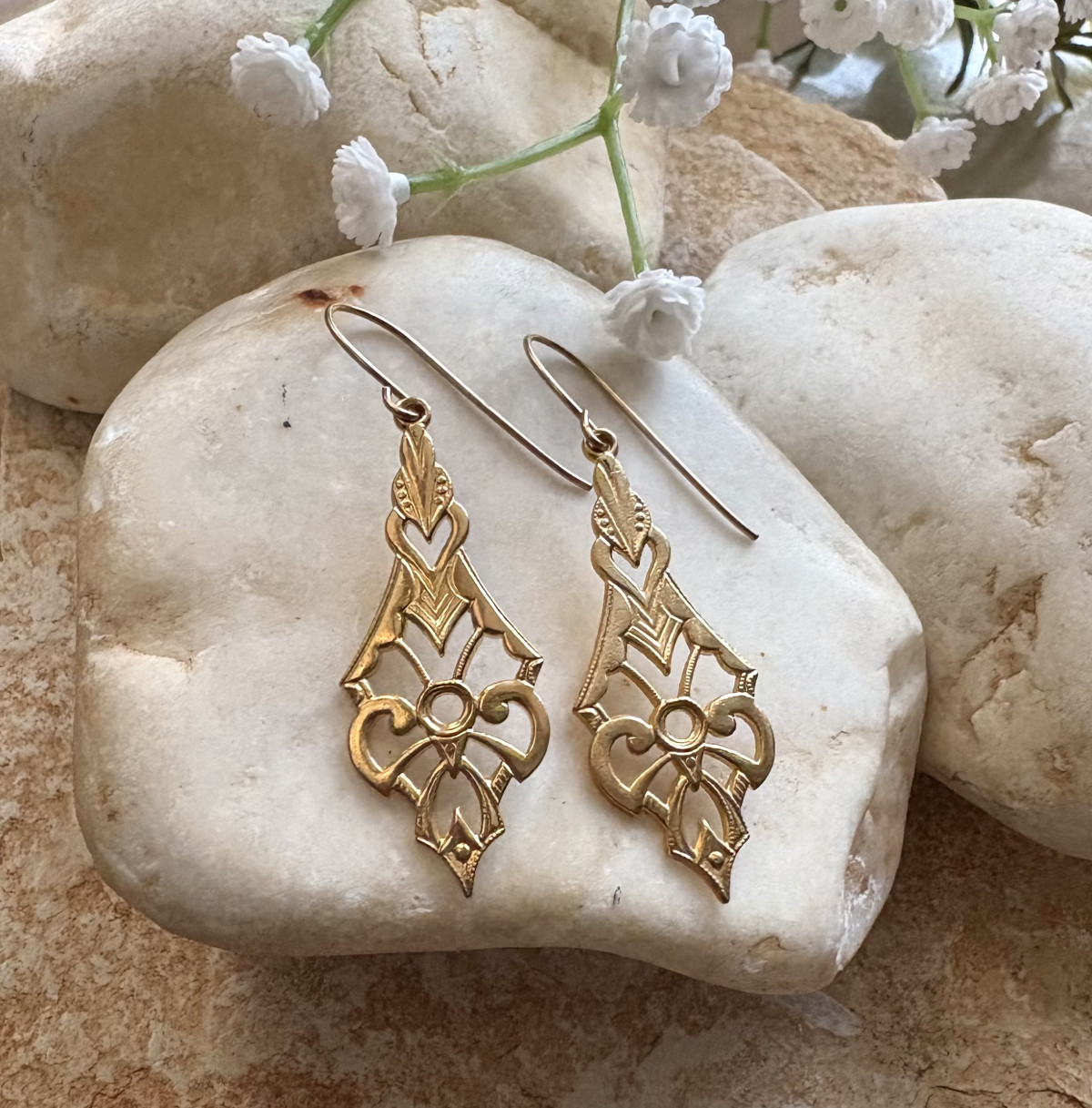 עגילי גולדפילד וינטג (מרוקאי)