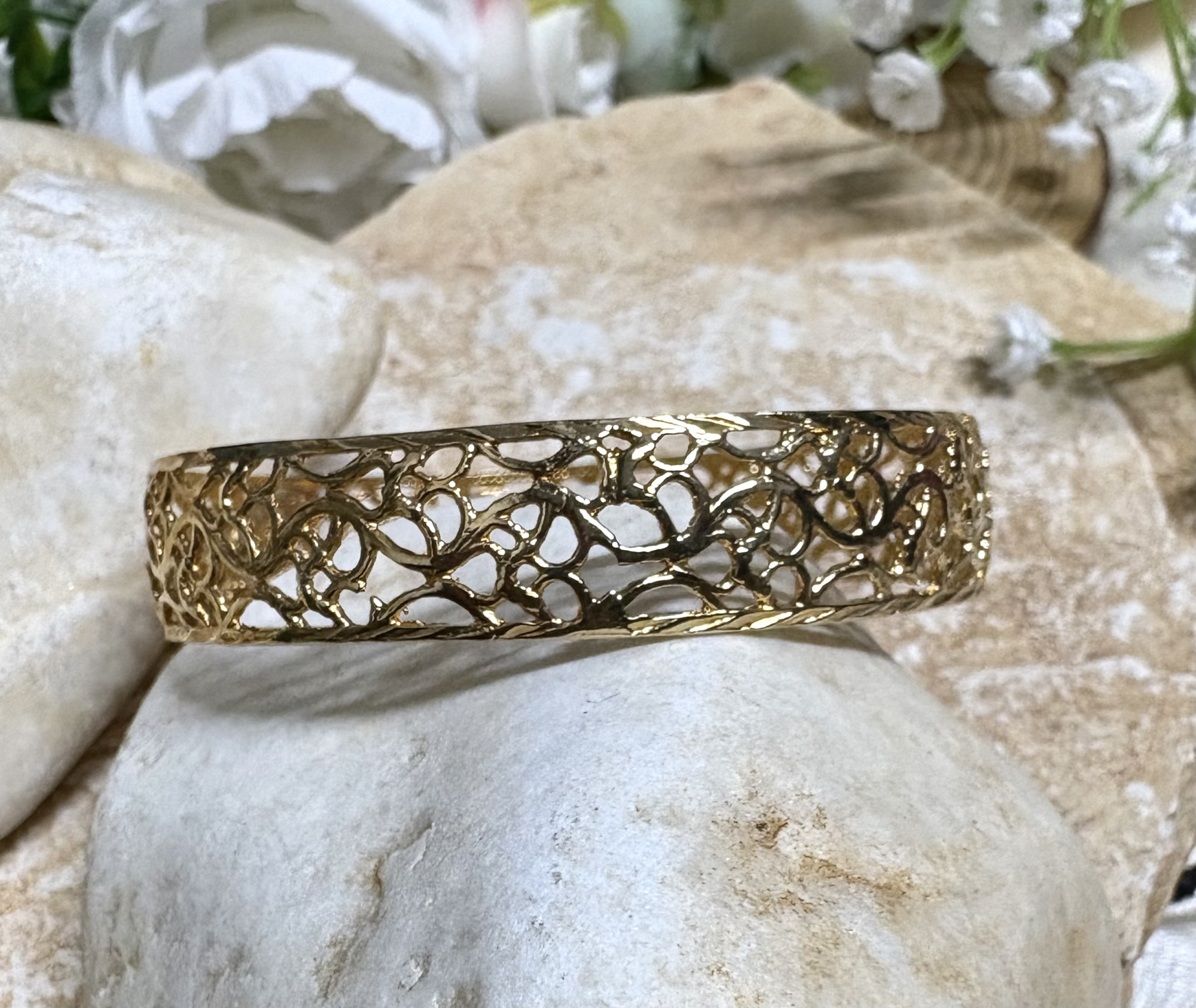 צמידי גולדפילד מרוקאי תחרה  מידה 7 רוחב 1 ס"מ