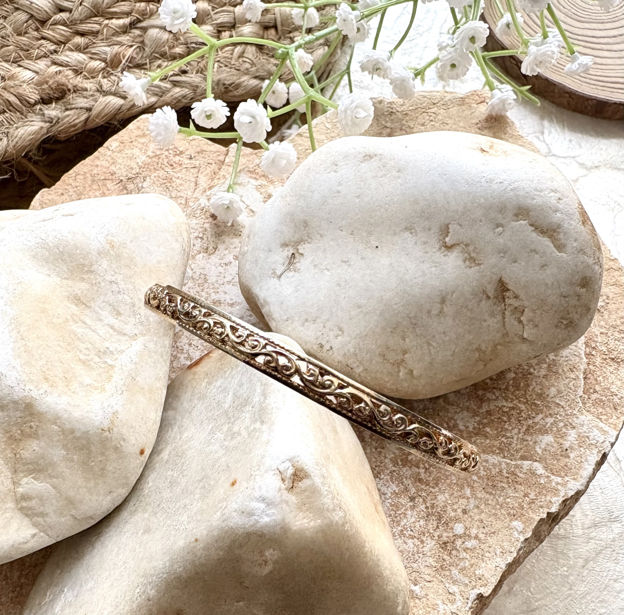 צמידי גולדפילד מרוקאי 0.5 ס"מ קוטר 6.5 ס"מ