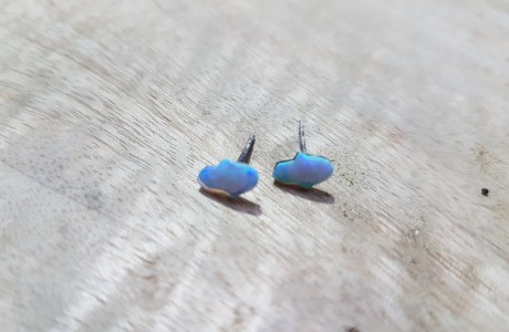 עגילים כסף 925 צמודים